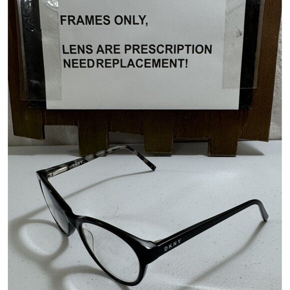 DKNY DK5007-001 Eyeglass Frames Only 51□17-135, Black Spring Hinges - Picture 1 of 5